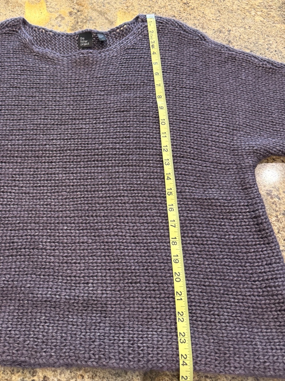 The Fisher Project Eileen Fisher Silk Mohair Cashmere Oversized Sweater XL - Picture 6 of 7